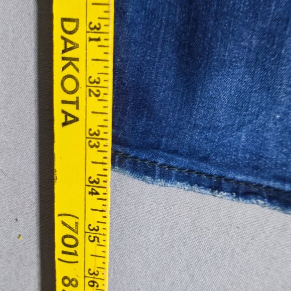 Silver Jeans women's size 14/L34 indigo blue Suki Mid Straight Super stretch - Picture 14 of 16